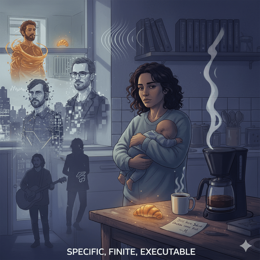 Specific, Finite, Executable